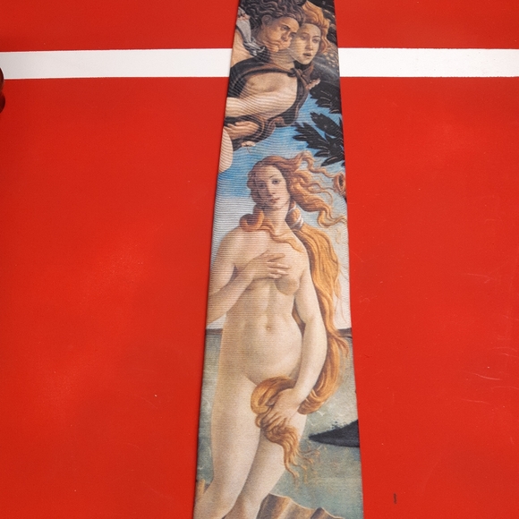 Vintage polyester Tie made in USA - Picture 6 of 6